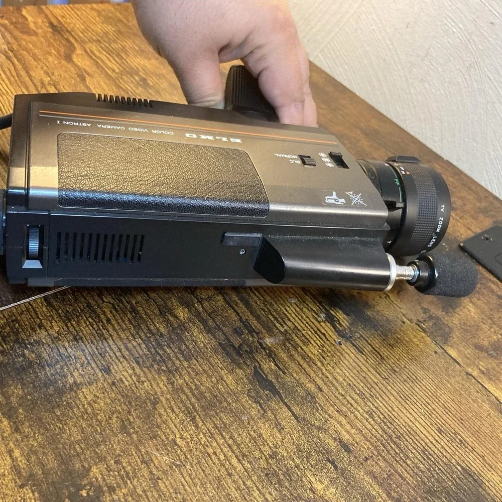 Elmo Astron I Video Camera - For Parts / As-Is - Vtg Prop